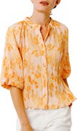 CIEBON Helen Pleated Balloon Sleeve Top