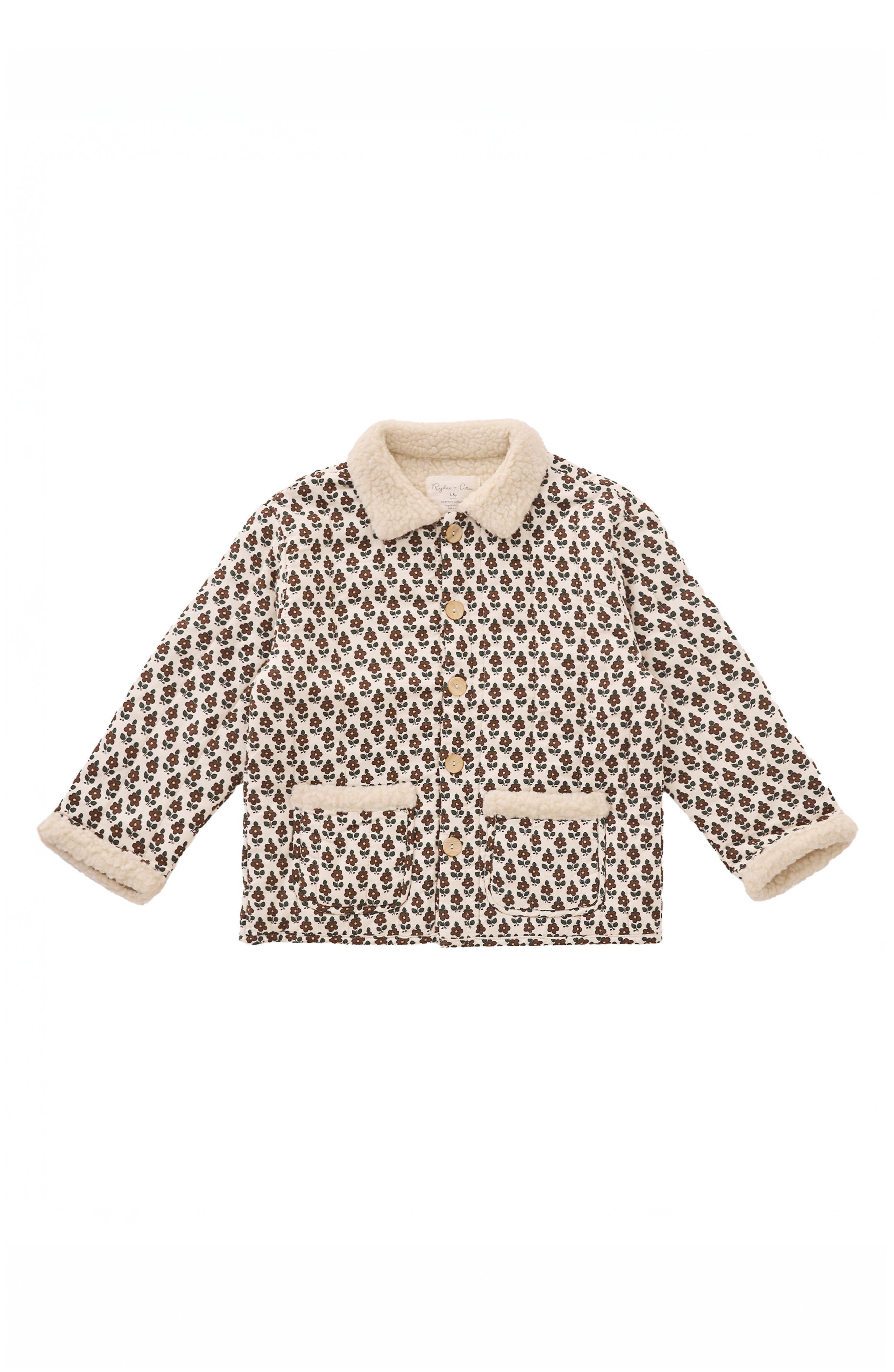 Harvest Floral Fleece Coat