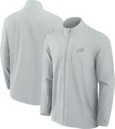 Fanatics Signature Men's Fanatics Signature Gray Buffalo Bills Front Office Woven Full-Zip Jacket