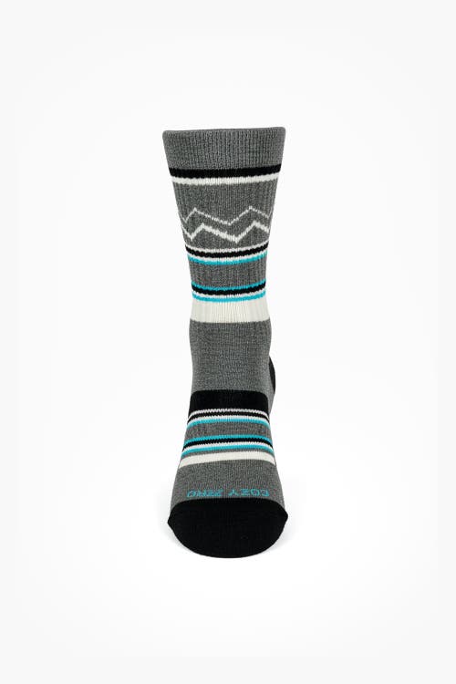 Cozy Zero Performawool Midcrew All-season Hike Socks 3 Pack In Gray