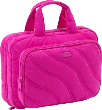 Wavy Quilted Cosmetics Travel Organizer