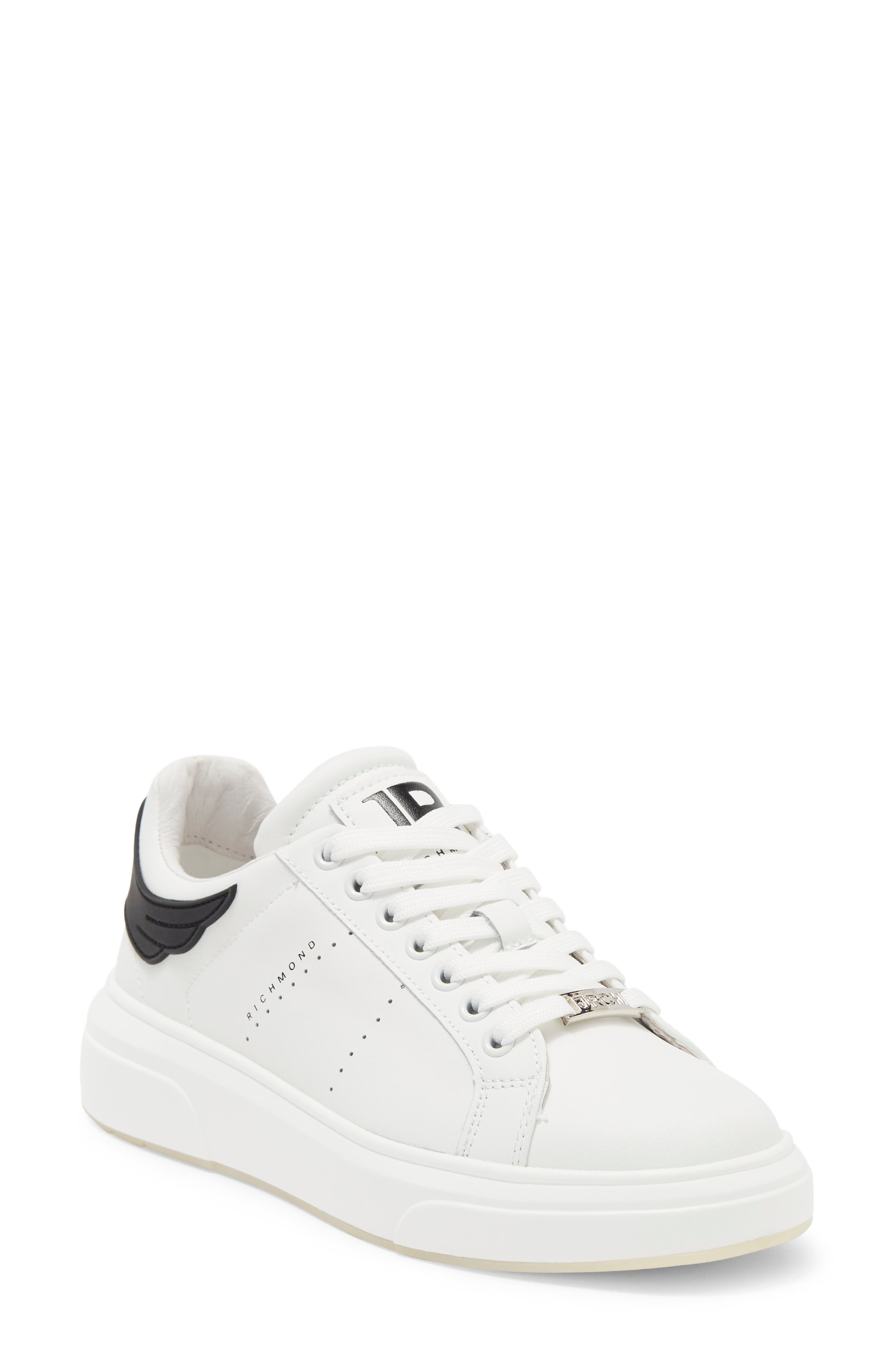 JOHN RICHMOND Perforated Low Top Sneaker, Main, color, 