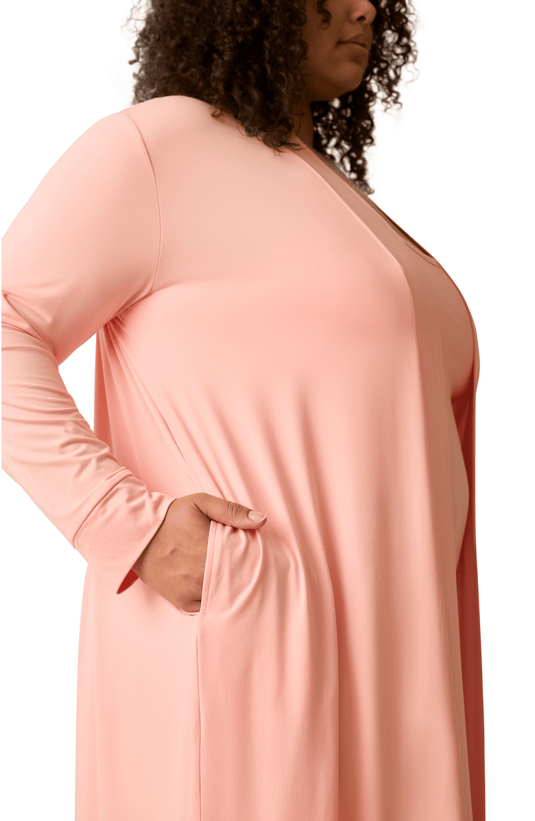 Kindred Bravely The Sunday Lounge Duster, Alternate, color, Sunset Pink