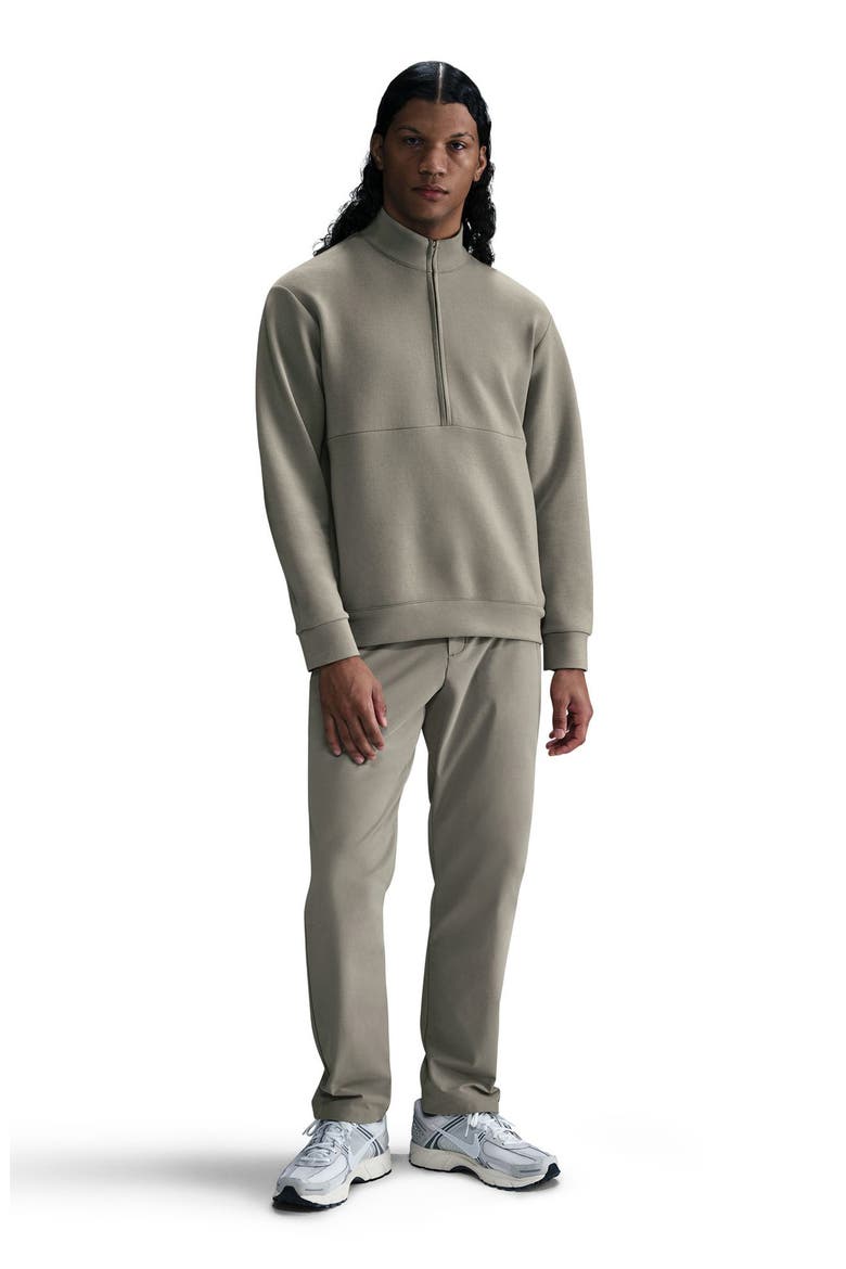 24.7 PerfectStretch Dri-FIT Regular Fit Flat Front Pants, Alternate, color, 320 LTARMY/STLGRN