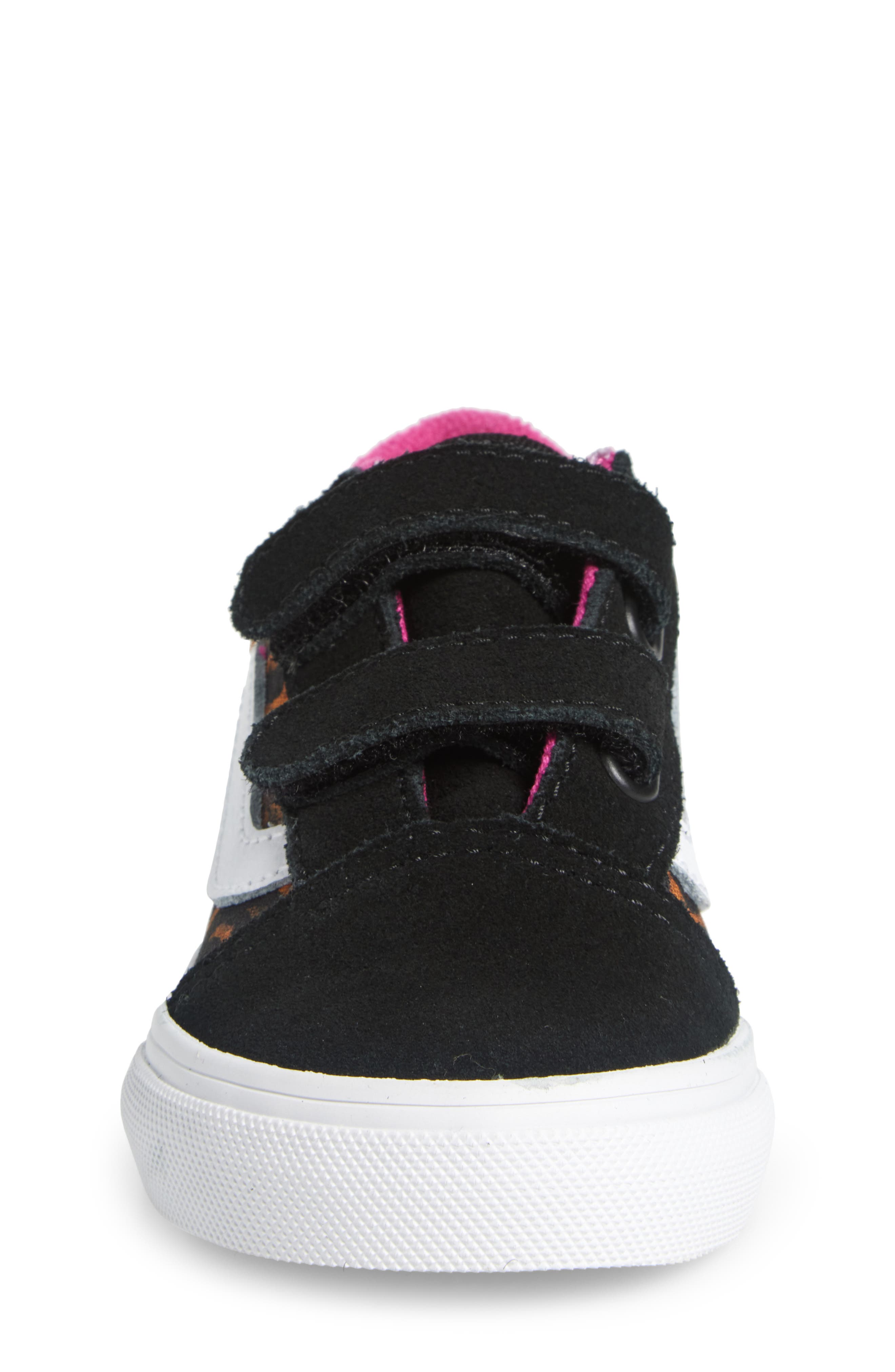 Vans Kids' Old Skool V Leopard Pop Sneaker, Alternate, color, 