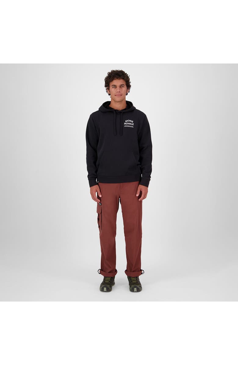 Mons Royale Inversion Merino Hoodie - Men's, Alternate, color, Black