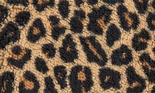 Margaux And Lexi Kids' Leopard Print Fleece Zip-up Jacket In Multi
