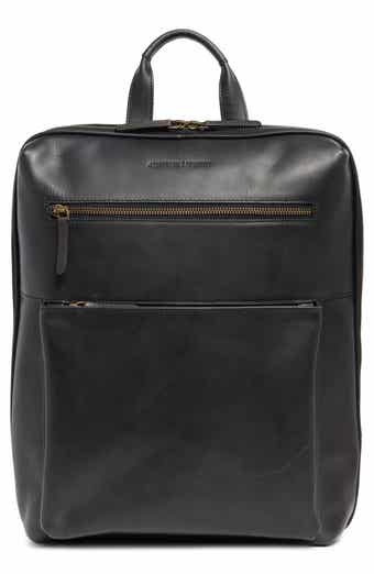Johnston & Murphy Waxy Leather Slim Commuter Backpack