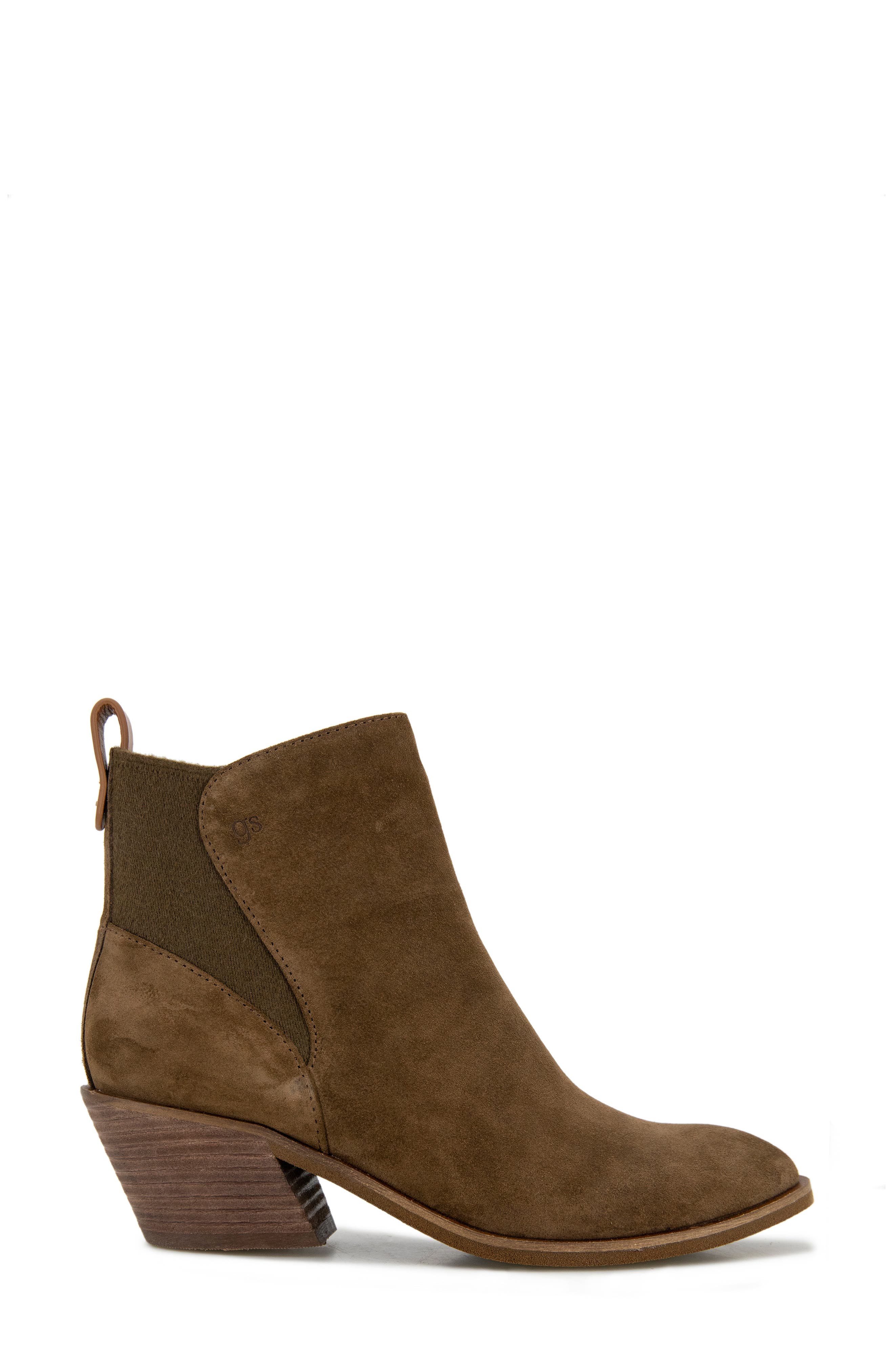 Gentle Souls Clint Western Bootie, Alternate, color, Cocoa Suede