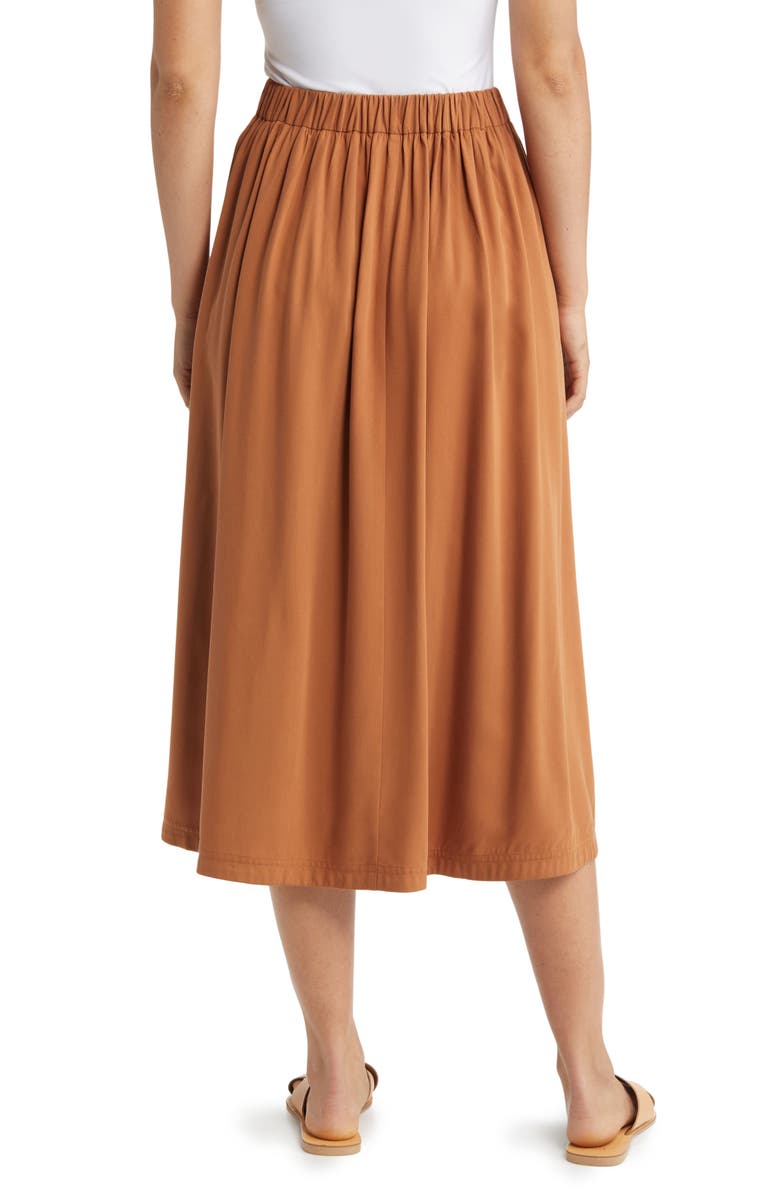 Caslon<sup>®</sup> Button Front Midi Skirt, Alternate, color, 