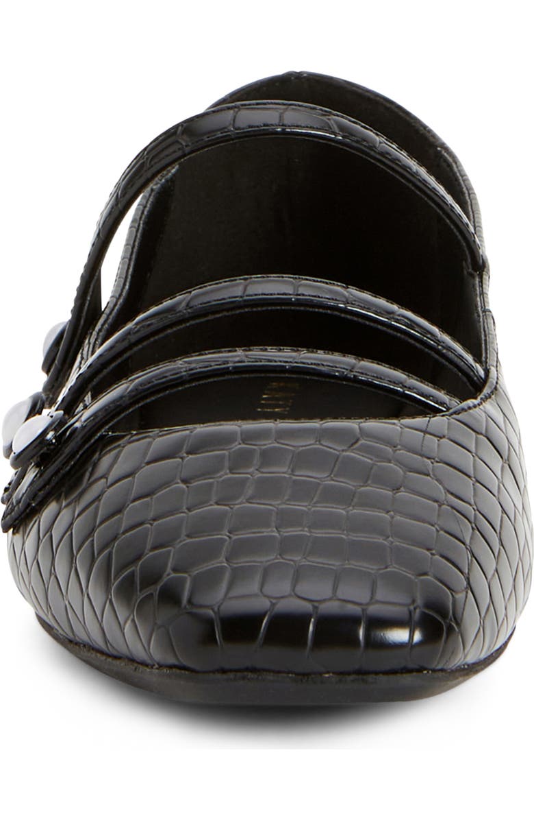 Katy Perry The Evie Croc Embossed Button Flat, Alternate, color,