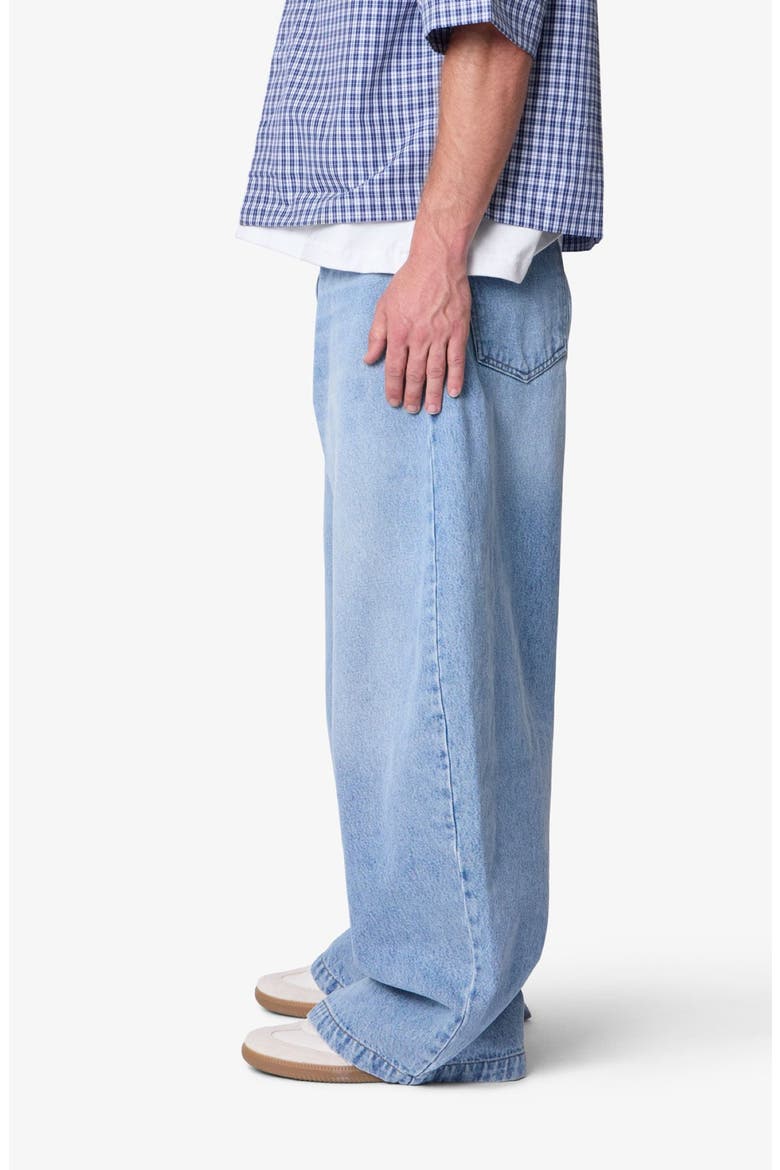 Wide Leg Barrel Jeans, Alternate, color, LIGHT BLUE
