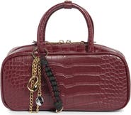 Dolce Vita Flyn Croc Embossed East/West Handbag