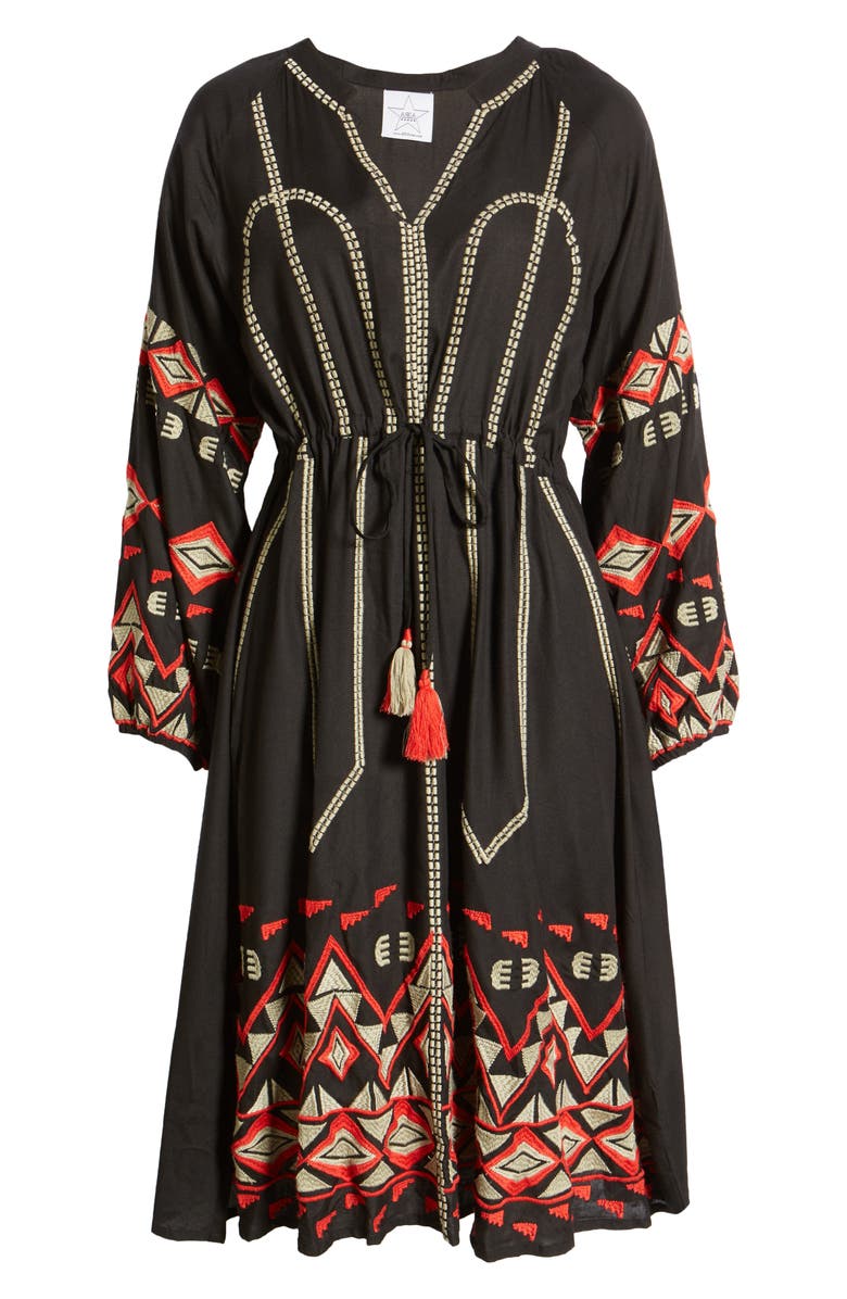 AREA STARS Bryant Embroidered Long Sleeve Dress, Alternate, color,