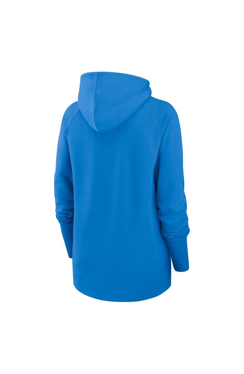 Nike Women's Nike Powder Blue Los Angeles Chargers Asymmetrical Raglan Full-Zip Hoodie, Alternate, color, Powder Blue