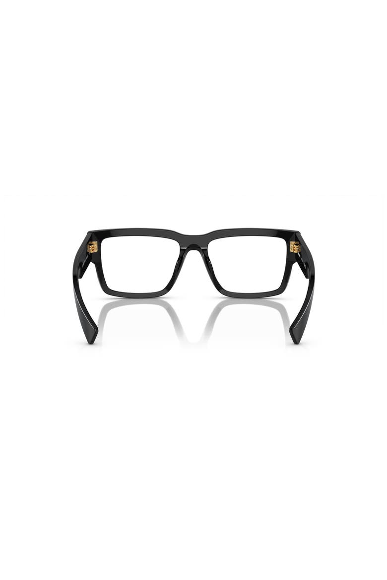 54mm Rectangle optical glasses, Alternate, color, Black