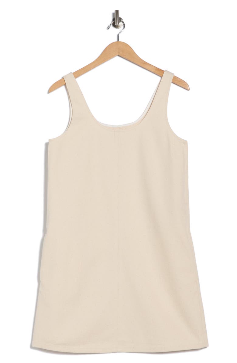 rag & bone Kim Cotton Minidress, Alternate, color, Ecru
