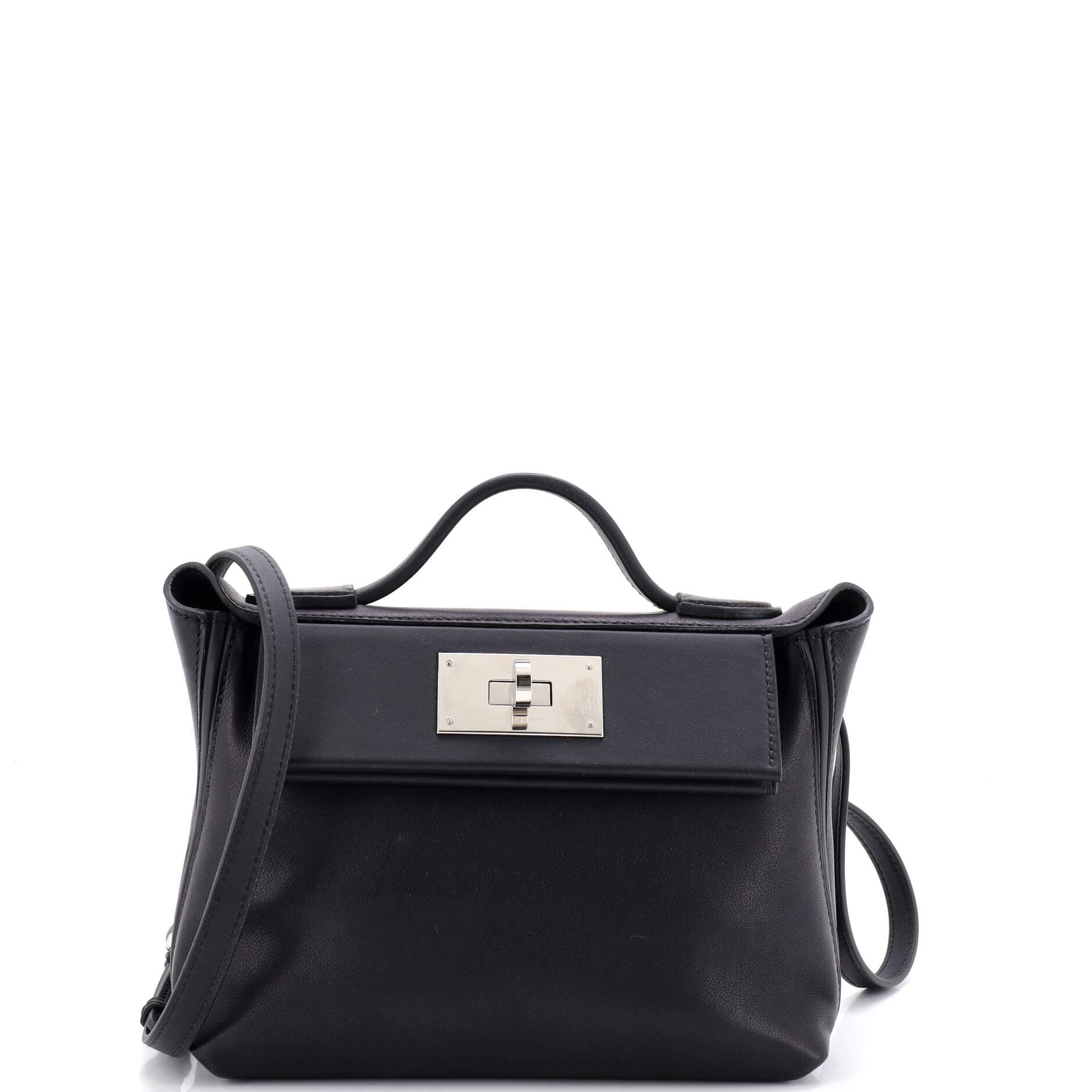 Pre-Owned Hermes 24/24 Bag Volupto with Swift 21, Main, color, Noir