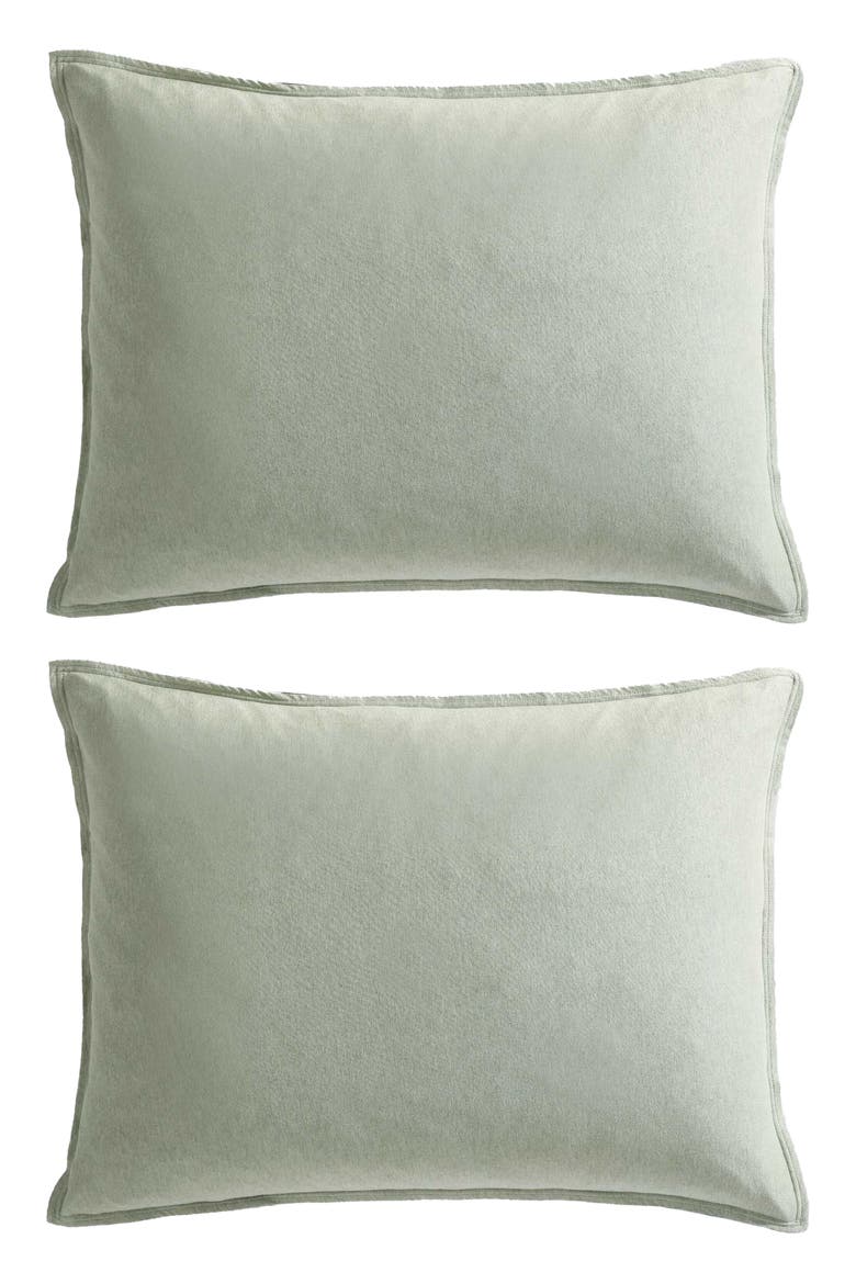 Modern Cotton Blend Duvet & Shams Set, Alternate, color, PASTEL GREEN