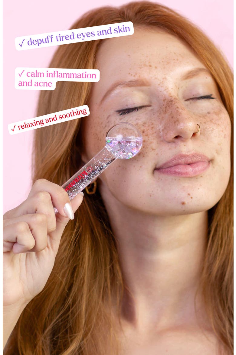 Moon Globes Freezable Facial Massagers, Alternate, color, PINK