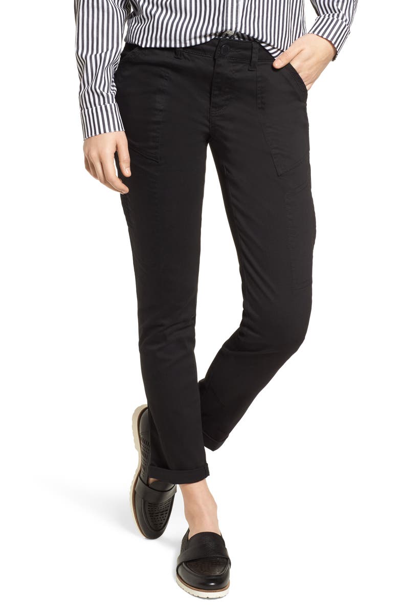 Wit & Wisdom Twill Cargo Pants, Main, color, 