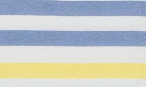 Nautica Stripe Polo & Woven Shorts Set In Blue Multi