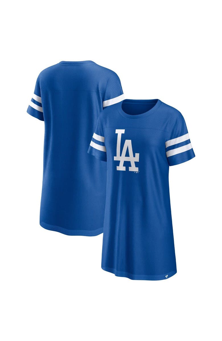 FANATICS Women's Fanatics Branded Royal Los Angeles Dodgers Iconic Mesh Dress, Main, color, Royal
