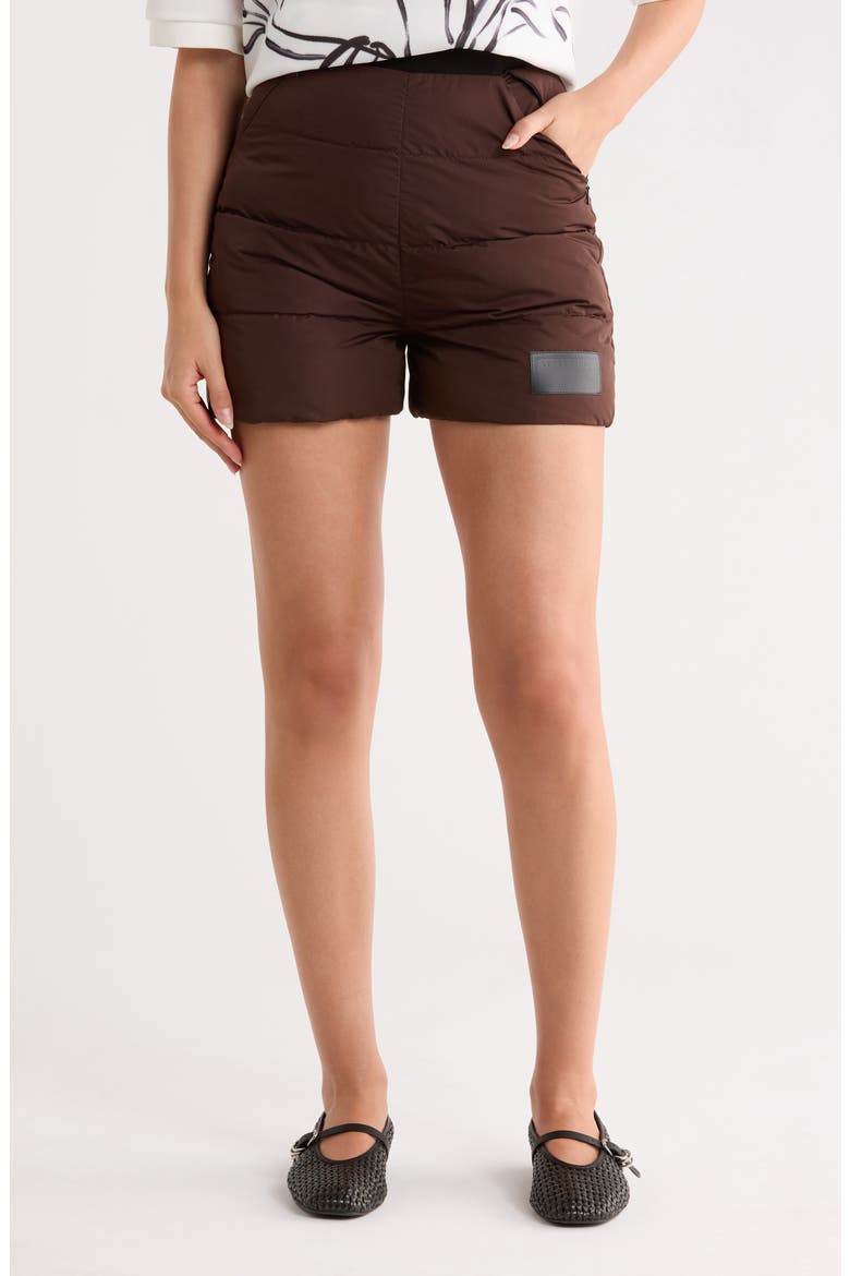 Quilted Shorts, Main, color, EBONY