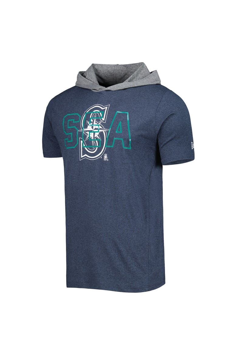 Men's New Era Navy Seattle Mariners Team Hoodie T-Shirt, Alternate, color, Navy