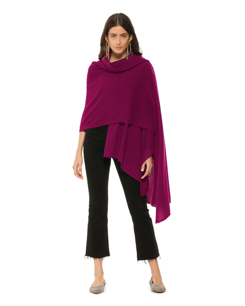 Pure Cashmere Feather-Light Maxi Wrap Stole