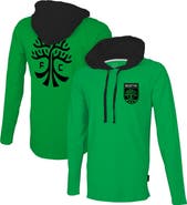 Stadium Essentials Men's Stadium Essentials Green Austin FC Tradition Raglan Hoodie Long Sleeve T-Shirt