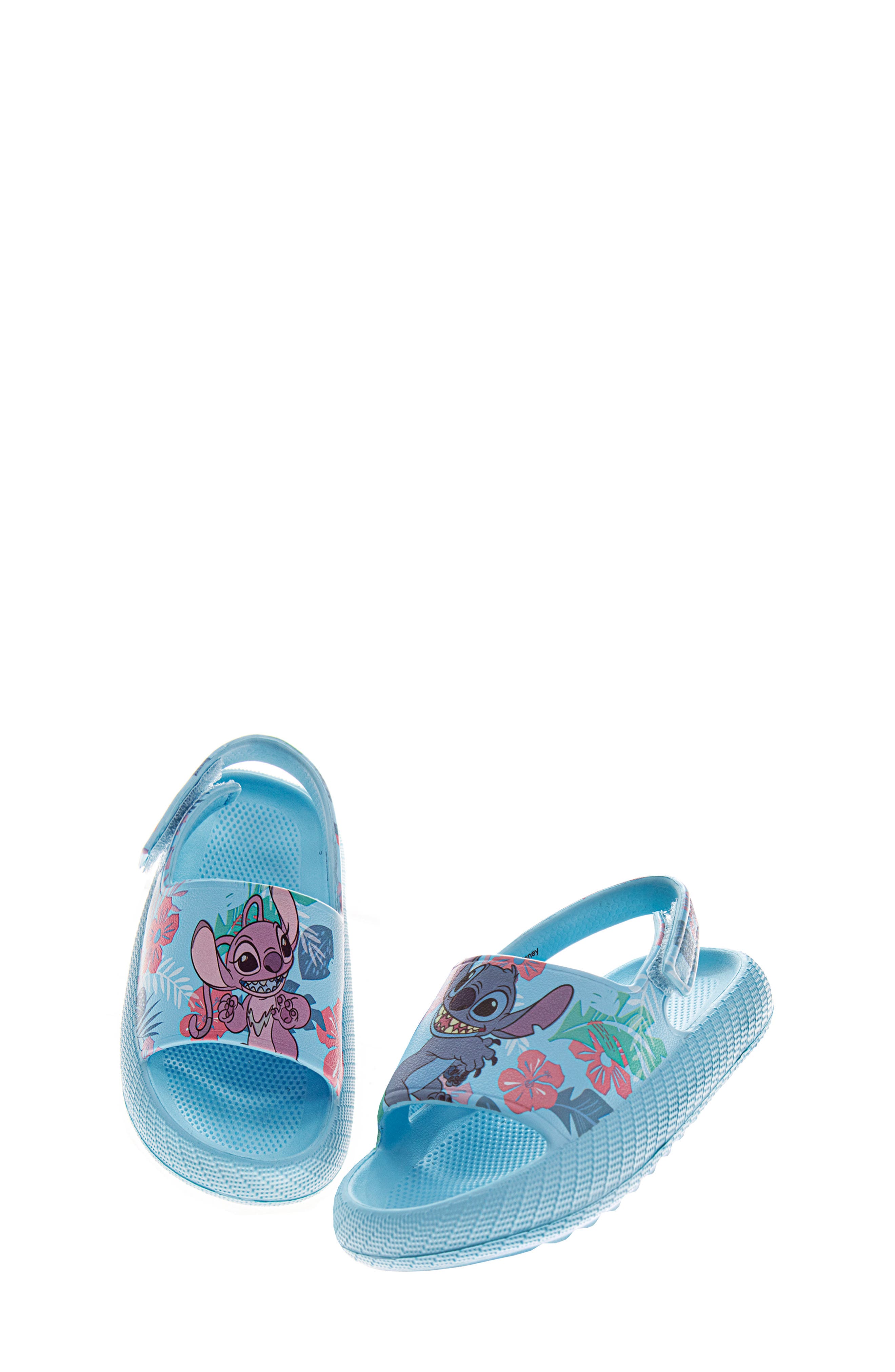 JOSMO x Disney<sup>®</sup> Kids' Lilo & Stitch Angel Mismatch Slingback Sandal, Alternate, color, 