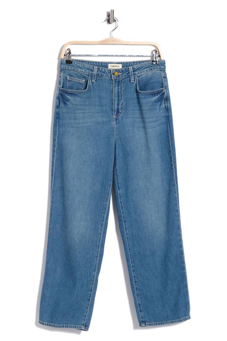 June Ultra High Waist Crop Stovepipe Jeans, Alternate, color, FRESNO