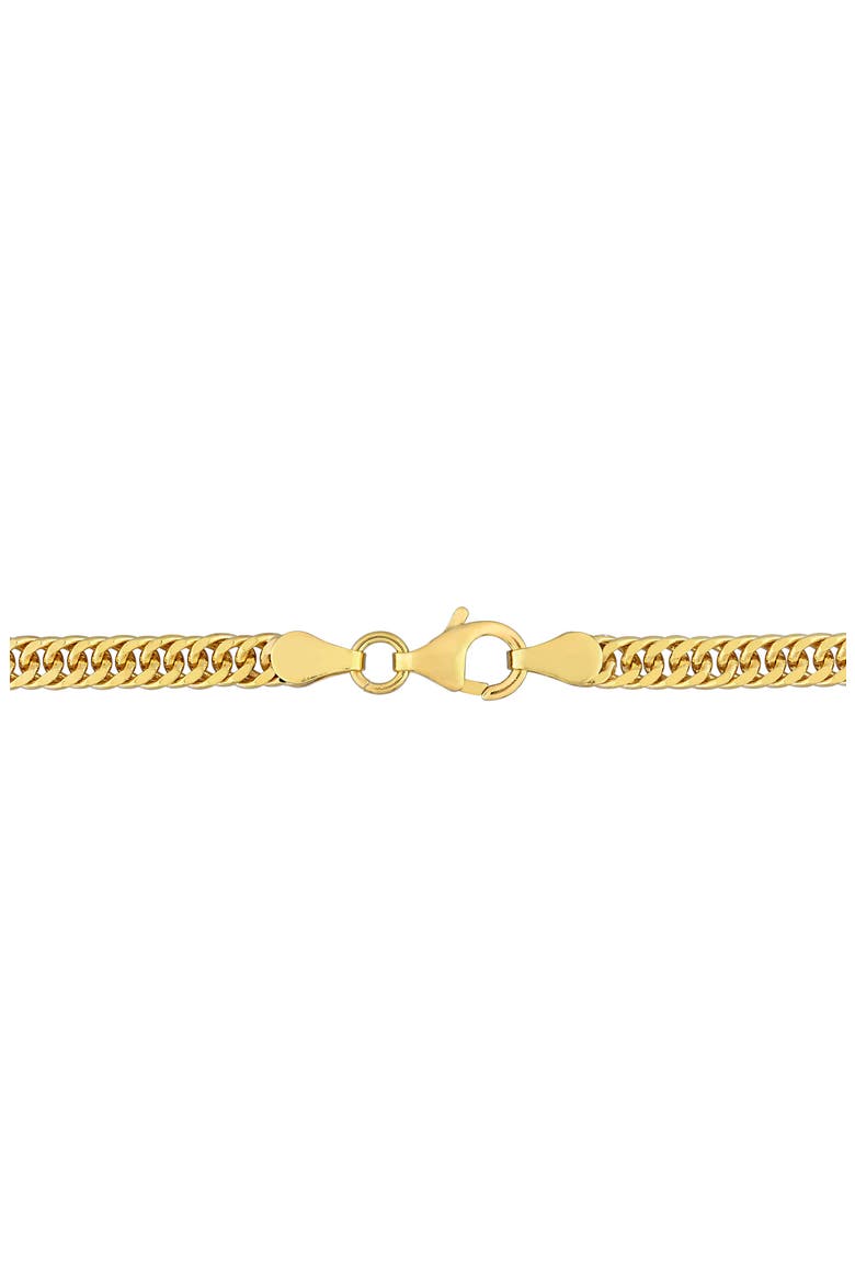 Double Curb Chain Bracelet & Necklace Set, Alternate, color, YELLOW