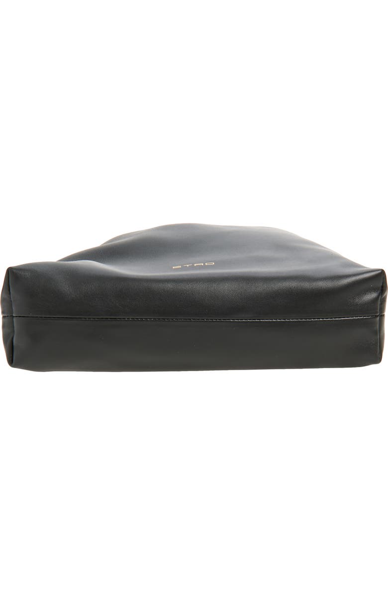 Etro Medium Kalispera Tassel Leather Shoulder Bag, Alternate, color, Black