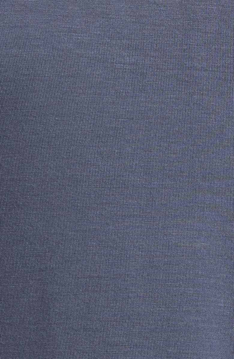 Natori Essentials Lace Trim Jersey Pajamas, Alternate, color, Ash Navy