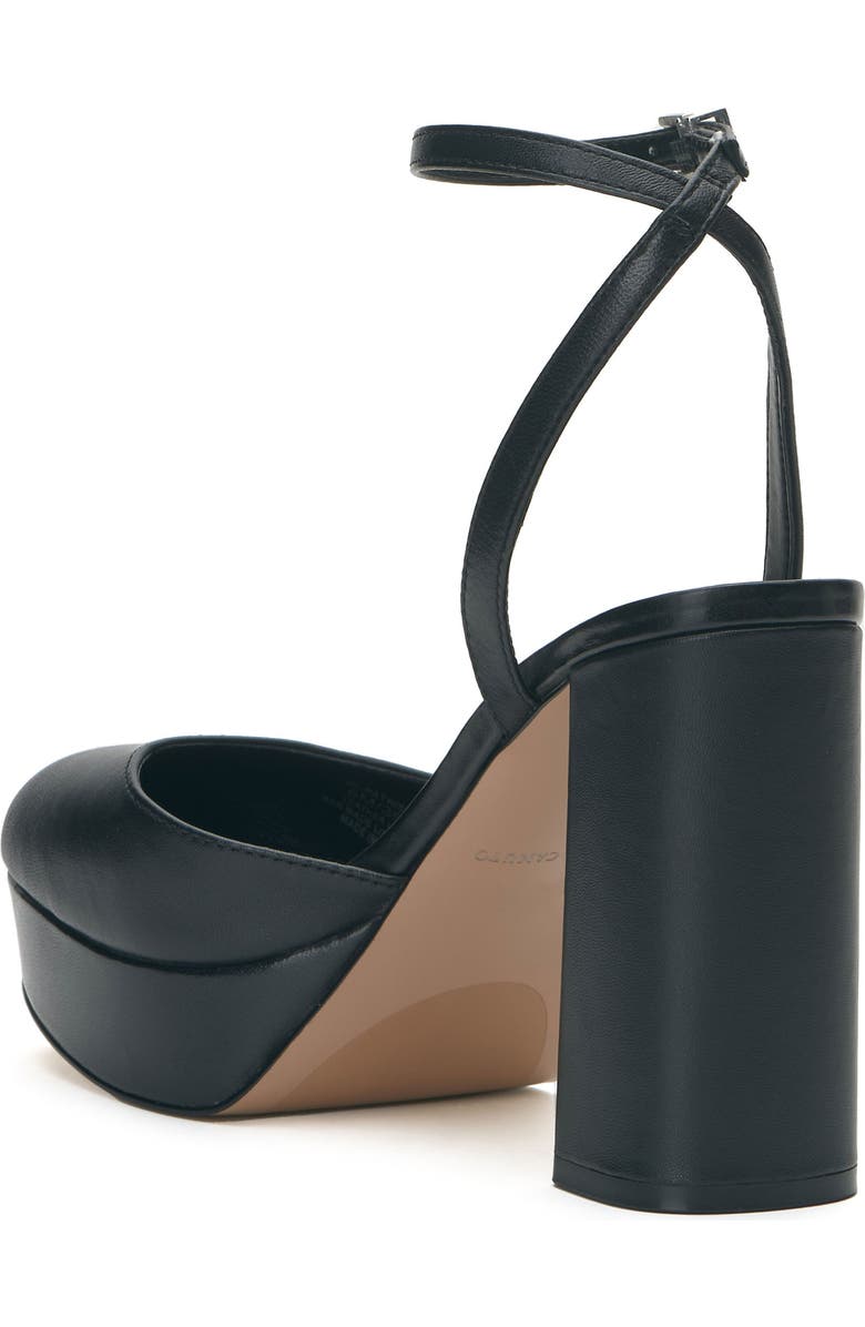 Vince Camuto Patrissya Ankle Strap Platform Pump, Alternate, color, Black