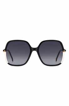 56mm Gradient Square Sunglasses
