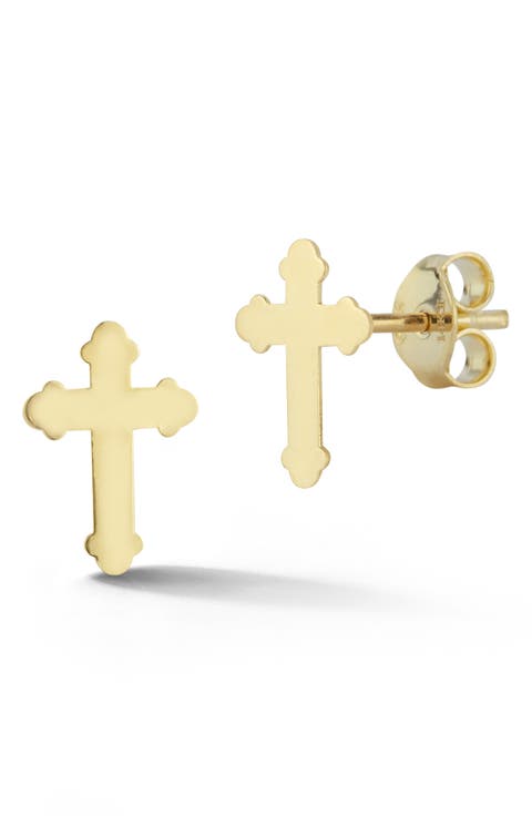 Cross Stud Earrings