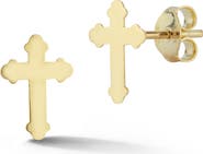 Ember Fine Jewelry Cross Stud Earrings