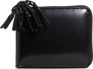 Comme des Garçons Wallets Zipper Medley Leather Wallet
