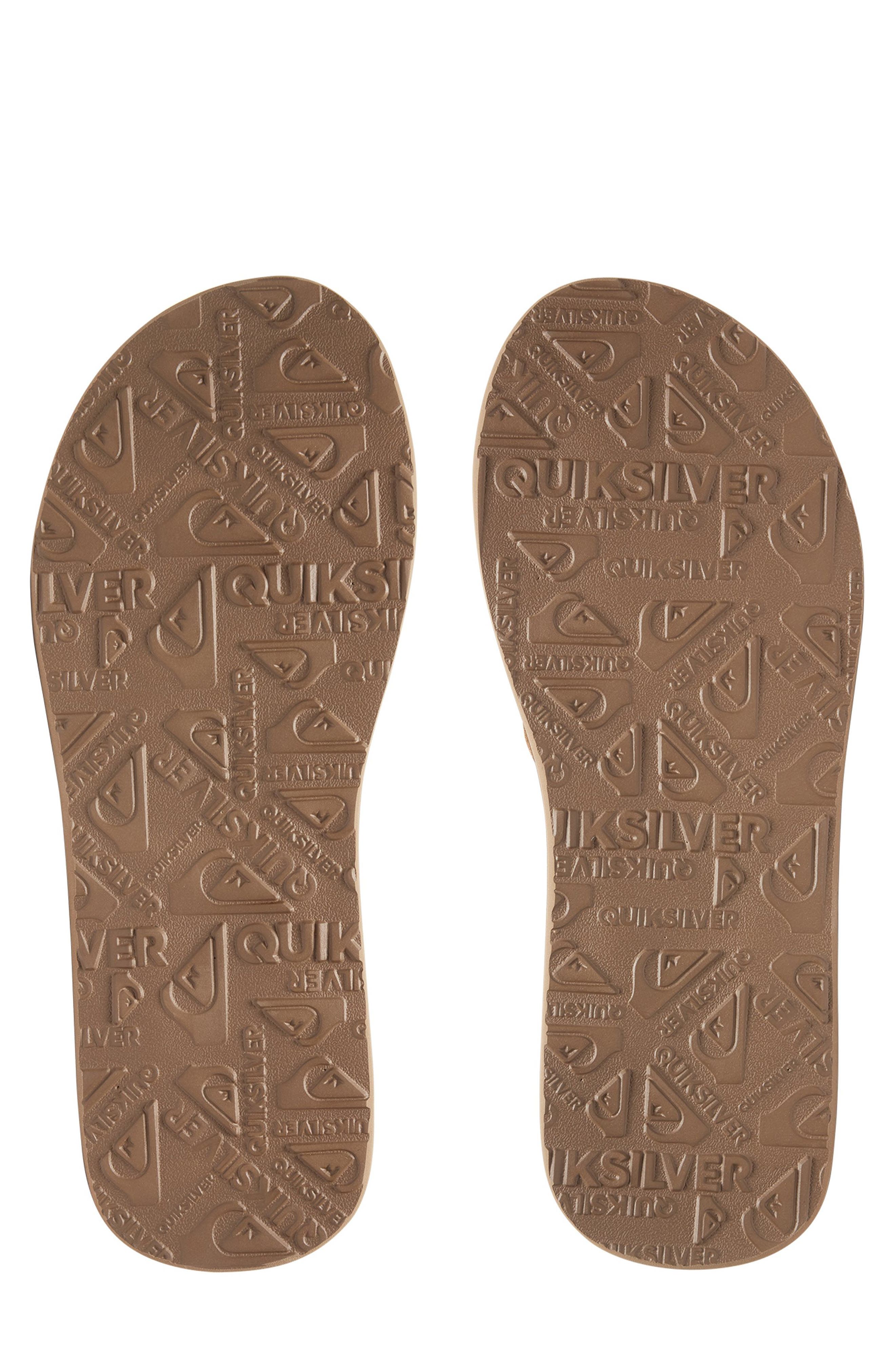 Carver Suede Flip Flop, Alternate, color, BEIGE