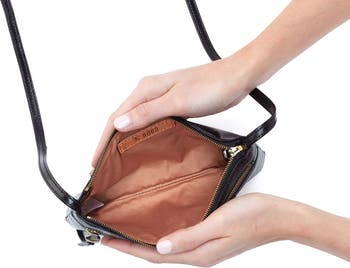 Cara Leather Crossbody Bag