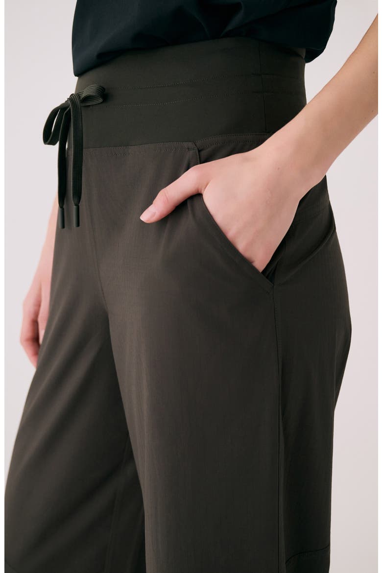 Soft Crop Cargo Pants, Alternate, color, OLIVE