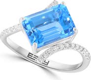 EFFY Diamond & Blue Topaz Ring