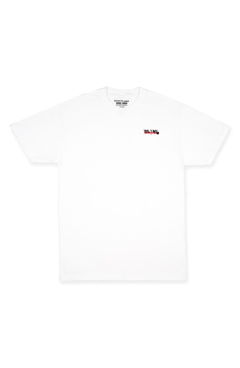 PAPER PLANES Planes Graffiti Cotton Graphic T-Shirt, Main, color, White