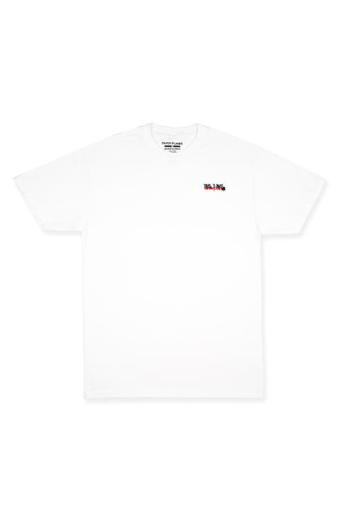 Planes Graffiti Cotton Graphic T-Shirt