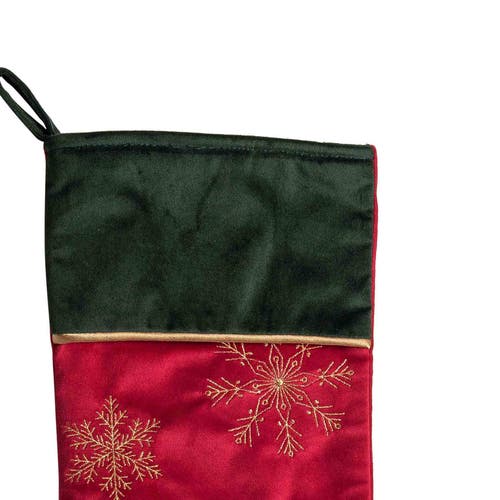 C & F Home C&f Home 8.5" X 20" Snowflake "joy" Premium Christmas Stocking In Gold