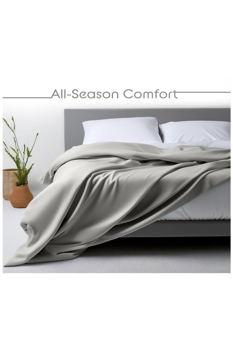 Snuggle Sheet Set, Alternate, color, SOFT GRAY