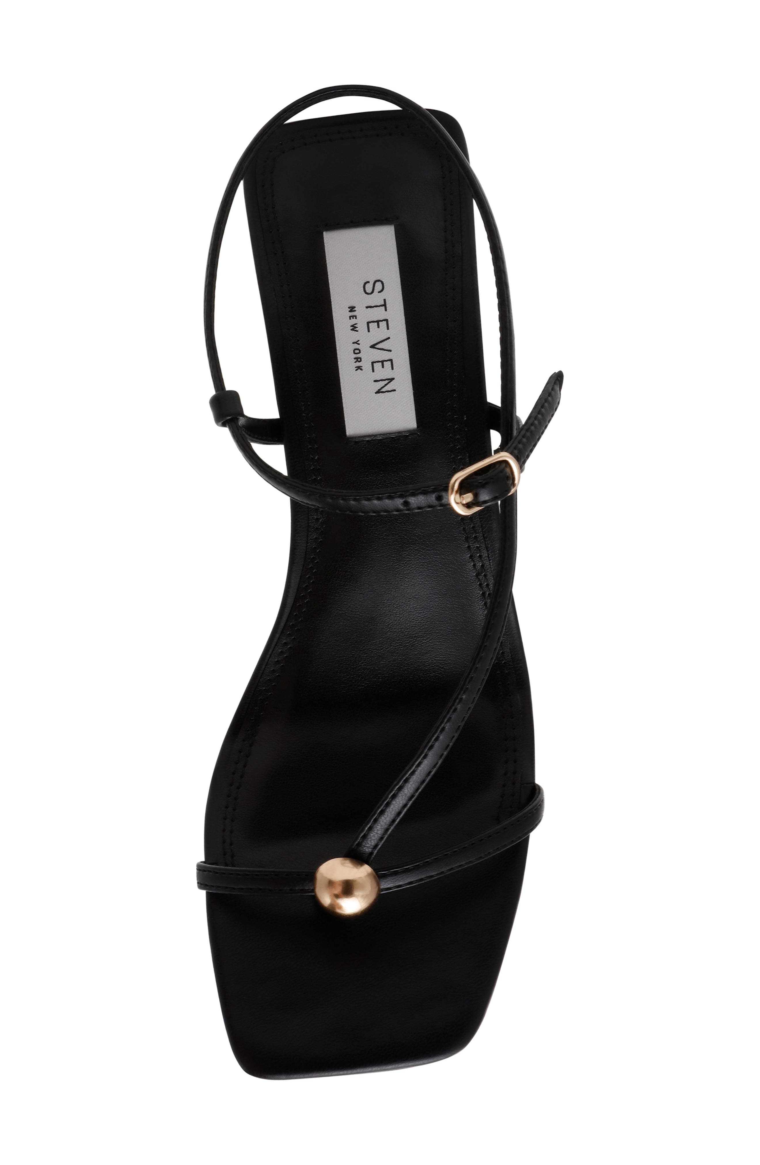 Steven New York Tamila Sandal, Alternate, color, Black